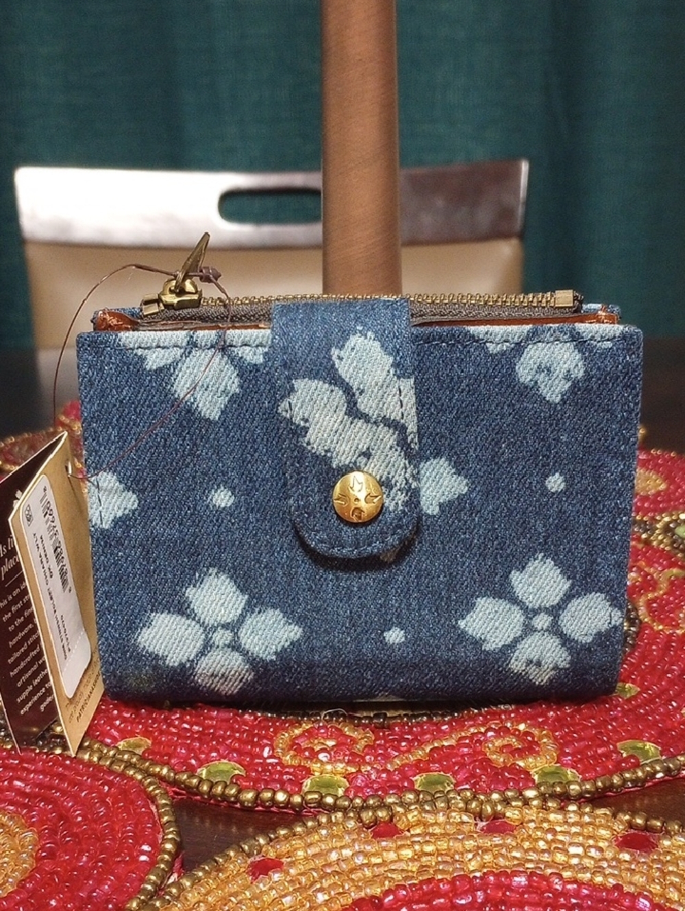Patricia Nash Denim RFID Wallet - Picture 3 of 16